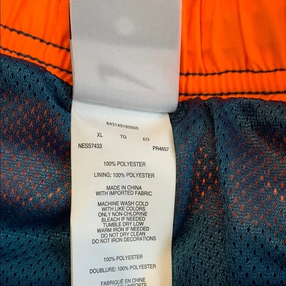 NWT Nike Mens Current Volley Swim Bottom Board Blue Shorts Size XL - Picture 3 of 8